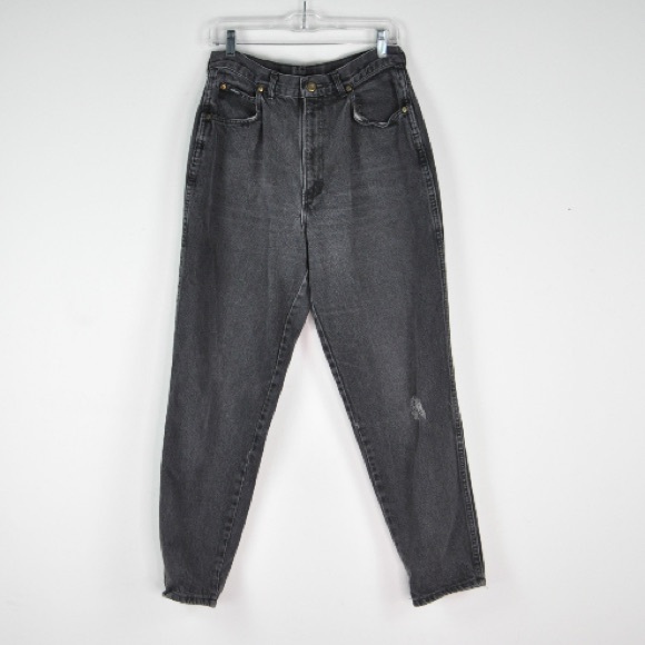 VTG | Chic 80s/90s High Rise Black Jeans - Picture 2 of 6